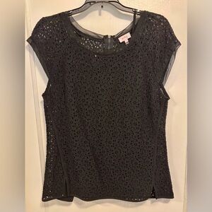 Pixley Black Lace Blouse